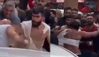 جانب من المشاجرة