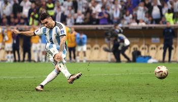 مونتيل يسدد ركلة التتويج بكأس العالم
