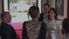 العاهل الأردني وقرينته يستقبلان ضيوف حفل زفاف الأمير الحسين