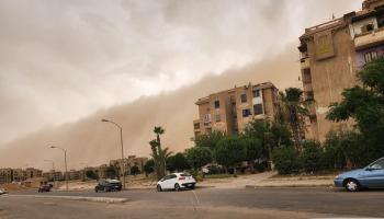 العاصفة الترابية في مصر.. مشاهد مرعبة (فيديو)