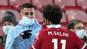 محمد صلاح ورياض محرز نجما ليفربول ومانشستر سيتي