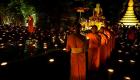 ببینید| جشنواره «ماخا بوچا» در تایلند؛ بیش از ۱۰۰ هزار شمع در معبد «پاتوم تانی» روشن شد!