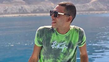 صورة نشرها الإعلام الإسرائيلي للشرطي المصري