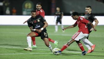 جانب من مباراة الأهلي والوداد