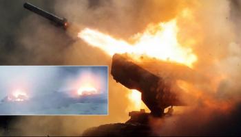 راجمة صواريخ توس-1 (المعروفة باسم الشمس الحارقة) 