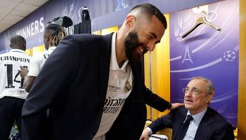 كريم بنزيما مهاجم ريال مدريد