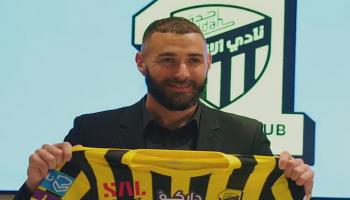 كريم بنزيما مهاجم اتحاد جدة الجديد