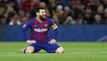 ليونيل ميسي بقميص برشلونة