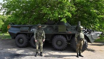 جنود روس قرب زابوريجيا