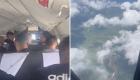 لحظات رعب‌آور باز شدن ناگهانی درب هواپیما در آسمان! (+ویدئو)