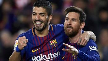 ميسي وسواريز في برشلونة
