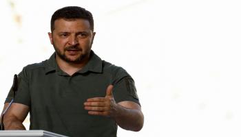 الرئيس الأوكراني فولوديمير زيلينسكي - رويترز