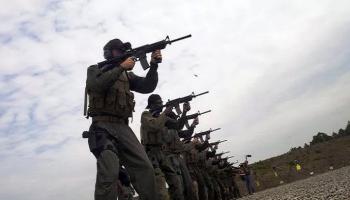 مجموعة من جنود شركة "بلاك ووتر"- أرشيفية