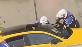 Scène de l’incident de la mort de Nahel