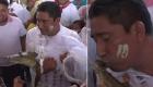 ازدواج عجیب شهردار مکزیکی با تمساح ماده!  (+ویدئو)