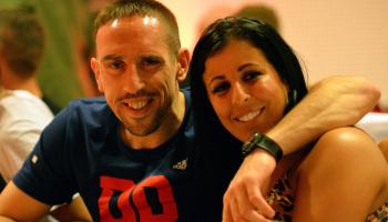 Franck Ribéry et Sa fille Hiziya