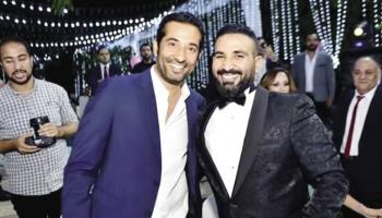 عمرو سعد مع شقيقه أحمد