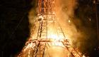 هل احترق برج إيفل في احتجاجات فرنسا؟