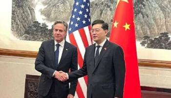 وزير الخارجية الأمريكي خلال زيارته الأخيرة للصين