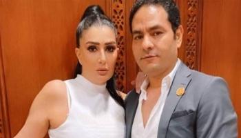 غادة عبد الرازق مع زوجها هيثم زنيتا