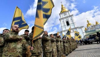 عناصر من كتيبة آزوف - أرشيفية