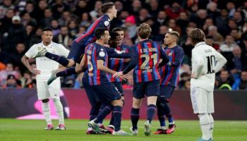 ريال مدريد وبرشلونة 