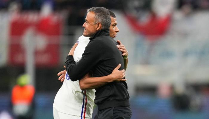 Luis Enrique et Mbappé