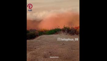 Une tempête de sable frappe les villes mexicaines