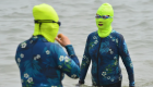 فیسکینی؛ مد جدید چینی‌ها برای شنا در گرمای شدید