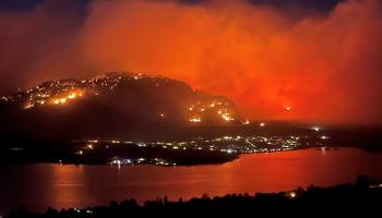 Osoyoos sous les flammes