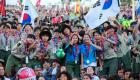 Vidéo.. Plus de 400 scouts, participant au du World Scout Jamboree au Corée du Sud, victimes de la vague de chaleur 