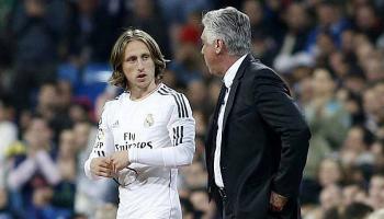 كارلو أنشيلوتي ولوكا مودريتش