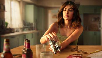 إيفين أحمد في مشهد من المسلسل