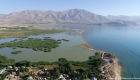 کاهش سطح آب دریاچه وان به دلیل خشکسالی و تغییرات اقلیمی