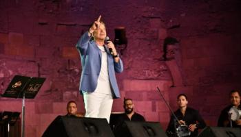 وليد توفيق في الحفل