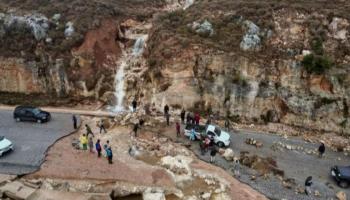 صورة للإعصار المدمر الذي ضرب ليبيا