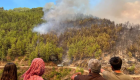 Alanya’da yerleşim yerlerine yakın orman yangını: Evler tahliye edildi