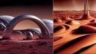 تصویرسازی هوش مصنوعی برای نسل‌های بعد؛ شهرسازی و معماری در مریخ