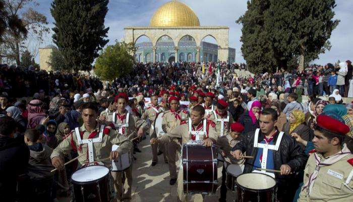 من مظاهر الاحتفال بالمولد النبوي في فلسطين