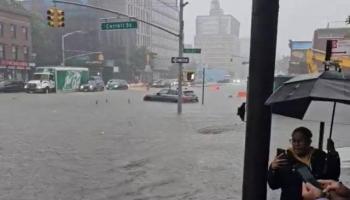 USA: des inondations dues à des pluies torrentielles à New-York (VIDÉO)