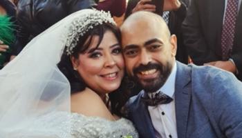 ياسمين وافي في حفل زفافها