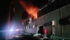 53 مصاباً بحريق مصنع مستحضرات تجميل في إيران