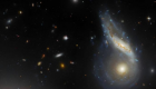 عکس شگفت‌انگیز تلسکوپ هابل از برخورد دو کهکشان