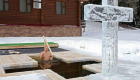 پوتین در ۷۱ سالگی در آب دریاچه یخ‌زده شیرجه زد
