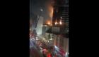 حريق هائل بمستشفى غاندي في العاصمة الإيرانية طهران (فيديو)