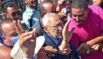 رئيس حركة النهضة الإخوانية راشد الغنوشي