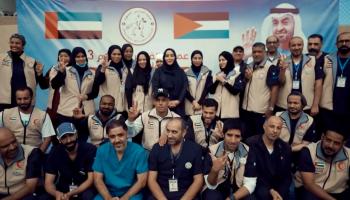 وفد إماراتي طبي يزور المستشفى الميداني الإماراتي في غزة