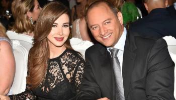 نانسي عجرم وزوجها فادي الهاشم 