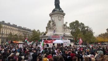 Paris : Manifestation à la place de la République contre le "génocide" au Proche-Orient" (VIDÉO)