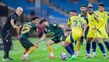 النصر ضد الخلود في الدوري السعودي